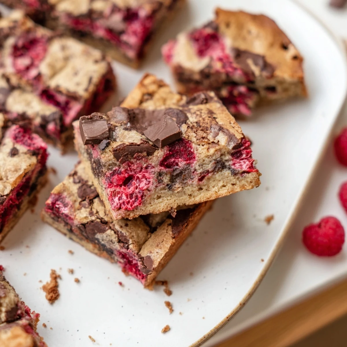 Decadent White Chocolate Blondies