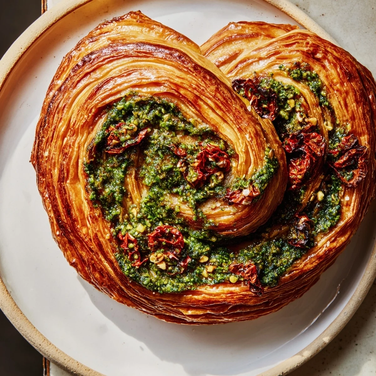 Savory Sun-Dried Tomato Palmiers