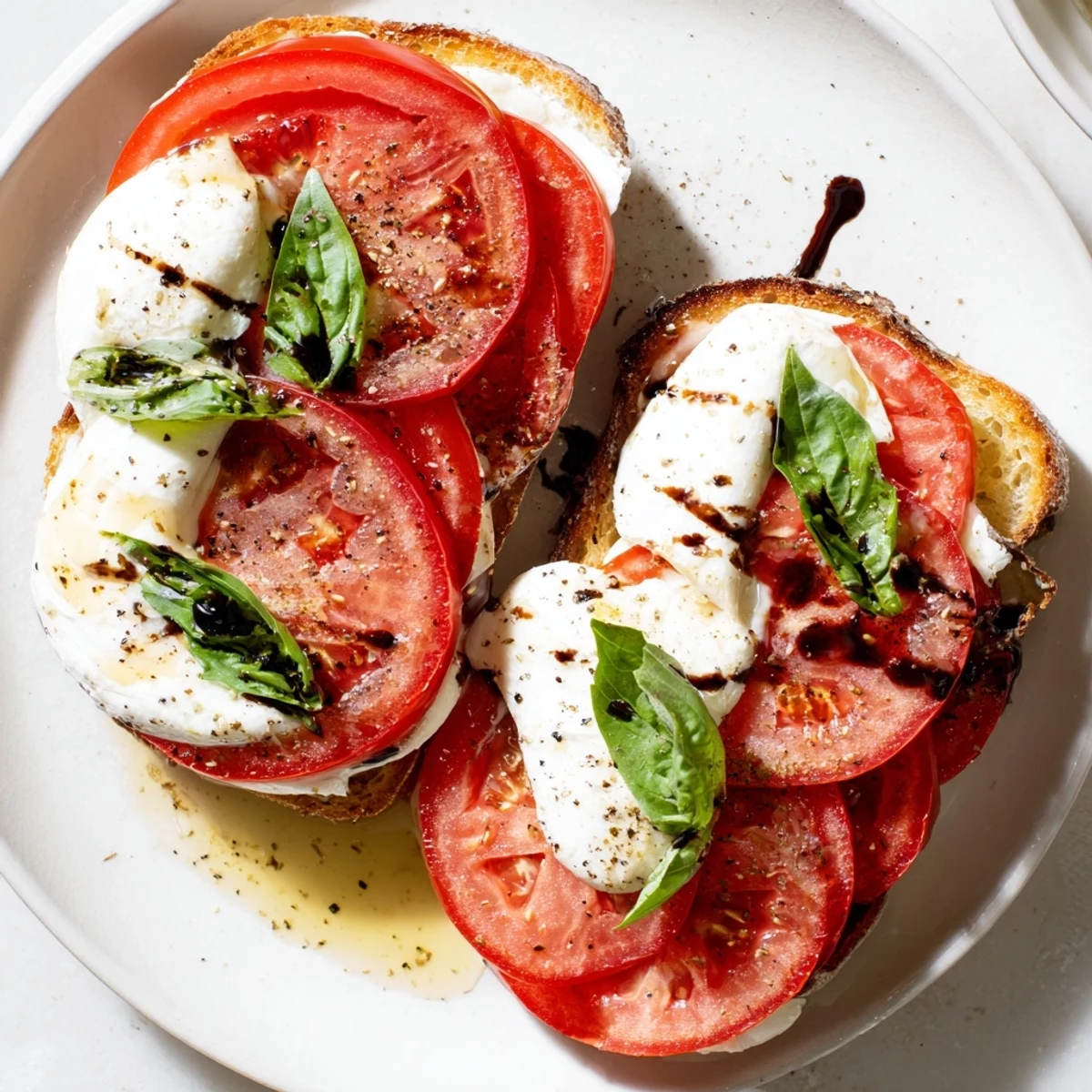 Tomato Burrata Toast