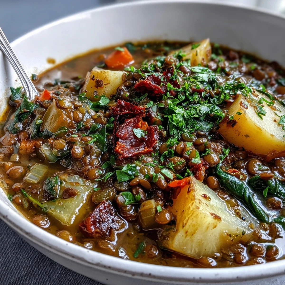 Hearty Vegetarian Lentil Stew