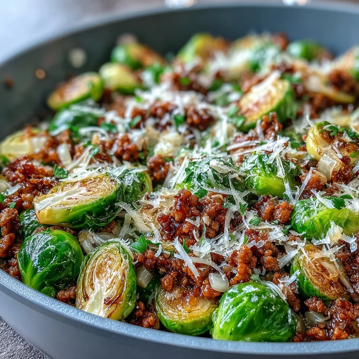 Fresh parsley and lemon brighten the hearty, gluten-free skillet meal.