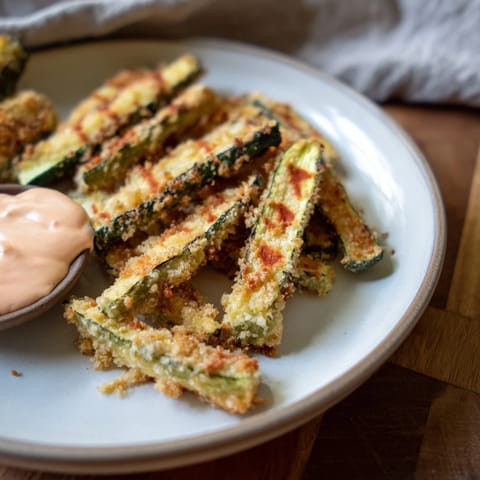 Crispy Baked Zucchini Rounds
