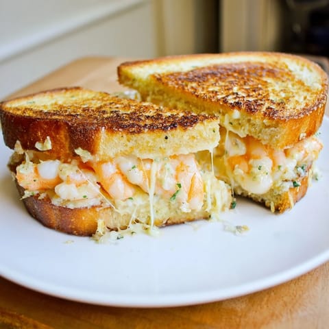 Quick Shrimp Grilled Cheese