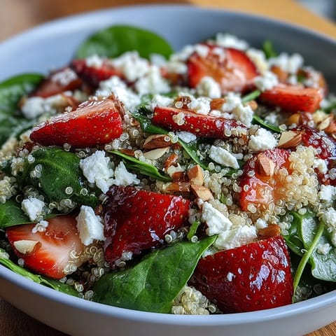 Strawberry Feta Quinoa Salad