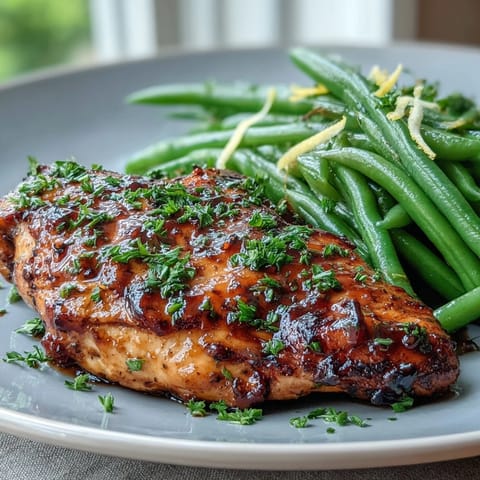 Honey Mustard Chicken Green Beans