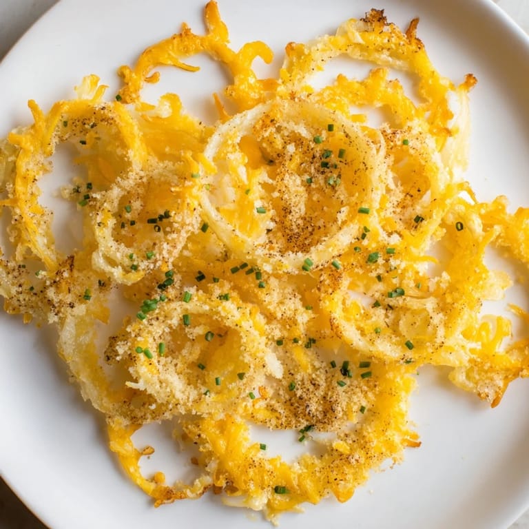 Imagine biting into these flavorful Crispy Onion Cheese Chips—crispy, cheesy, and bursting with onion taste.