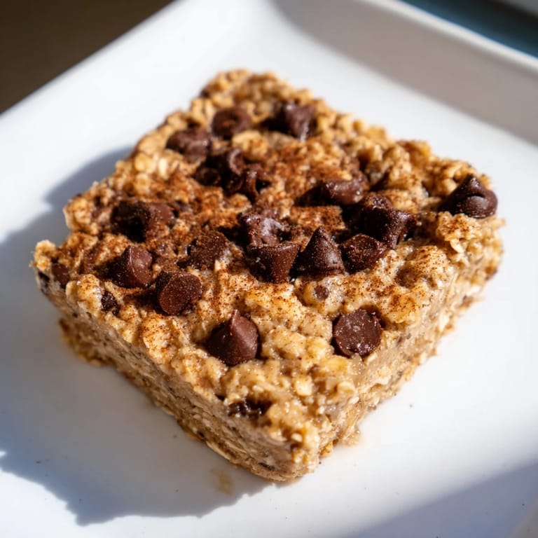 These delicious Baked Oats That Taste Like Cake, pictured in a baking dish, promise a comforting, cake-flavored breakfast meal.