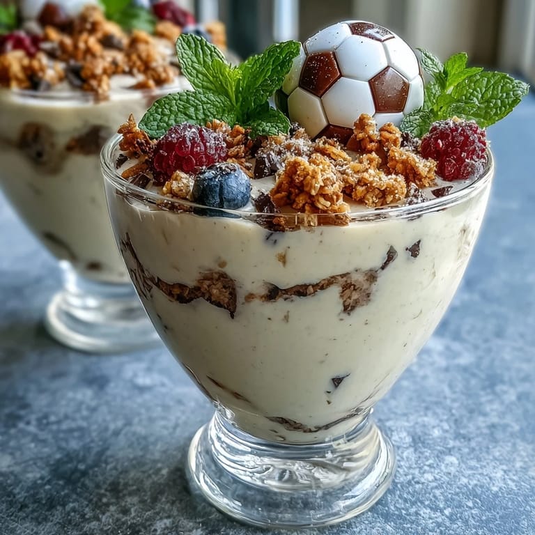 Healthy soccer team snack cups featuring colorful berries, tropical pineapple, and vanilla yogurt topped with granola.