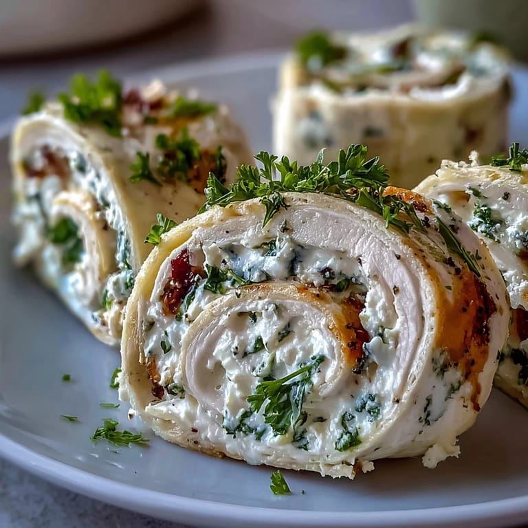 Fresh turkey cheese spinach tortilla pinwheels, a delicious snack, sliced and arranged beautifully.