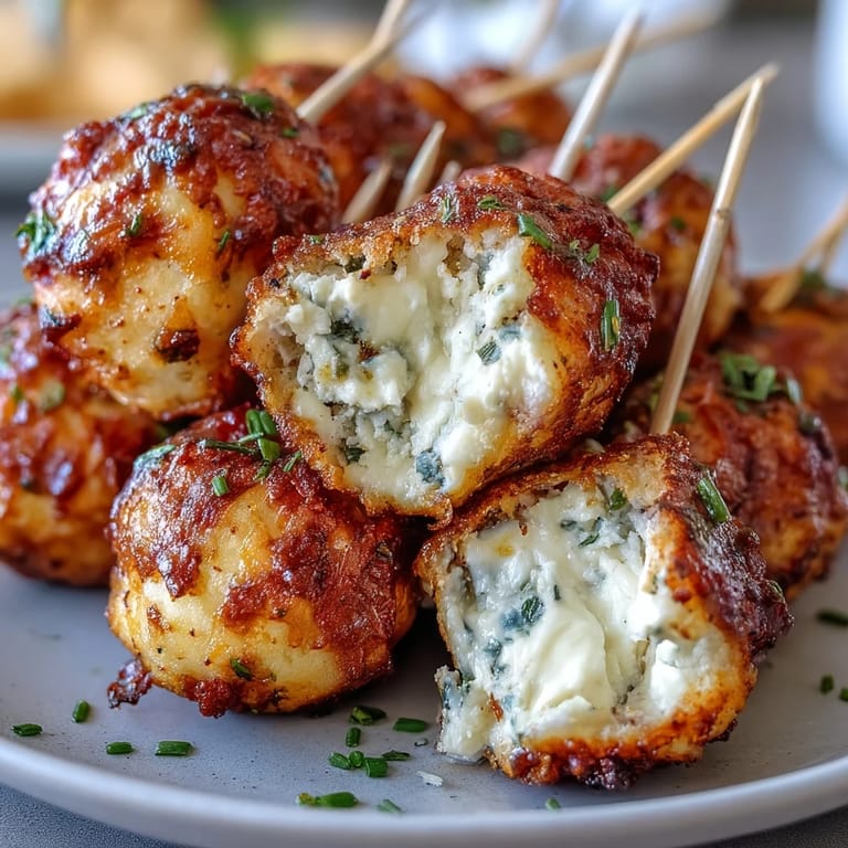 Festive Derby Party Olive Cheese Balls, cheesy, olive-filled, and baked to perfection.