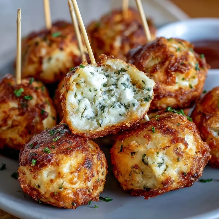 Delectable Derby Party Olive Cheese Balls, warm from oven and ready to enjoy.